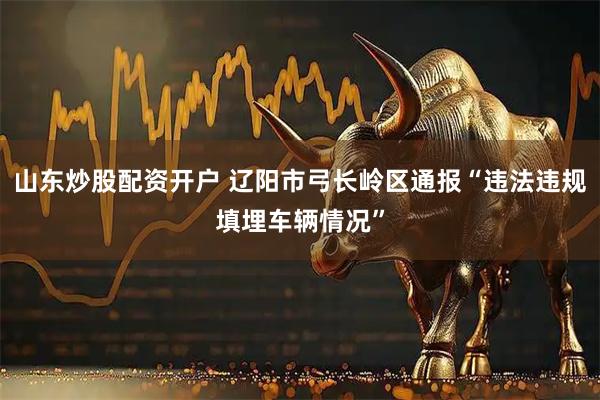 山东炒股配资开户 辽阳市弓长岭区通报“违法违规填埋车辆情况”